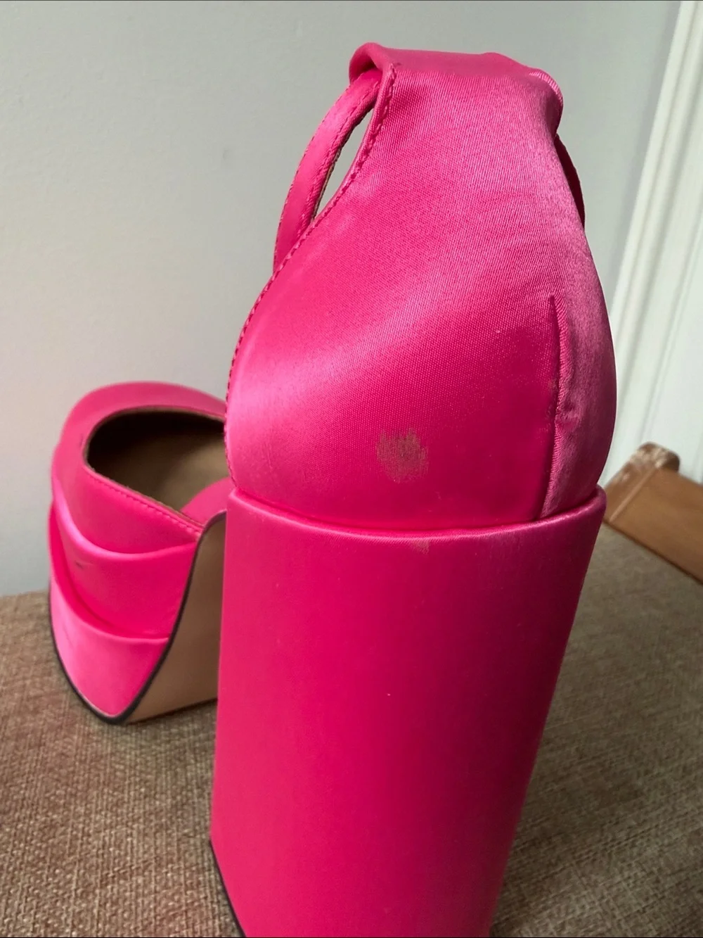 Steve Madden Charlize Hot Pink Platform Pumps